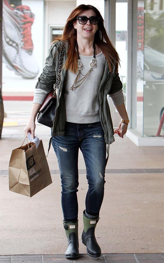 Alyson Hannigan Shopping in Brentwood (November 21, 2013) 
