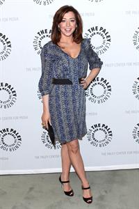 Alyson Hannigan at the How I Met Your Mother's 100th episode celebration on January 7, 2009