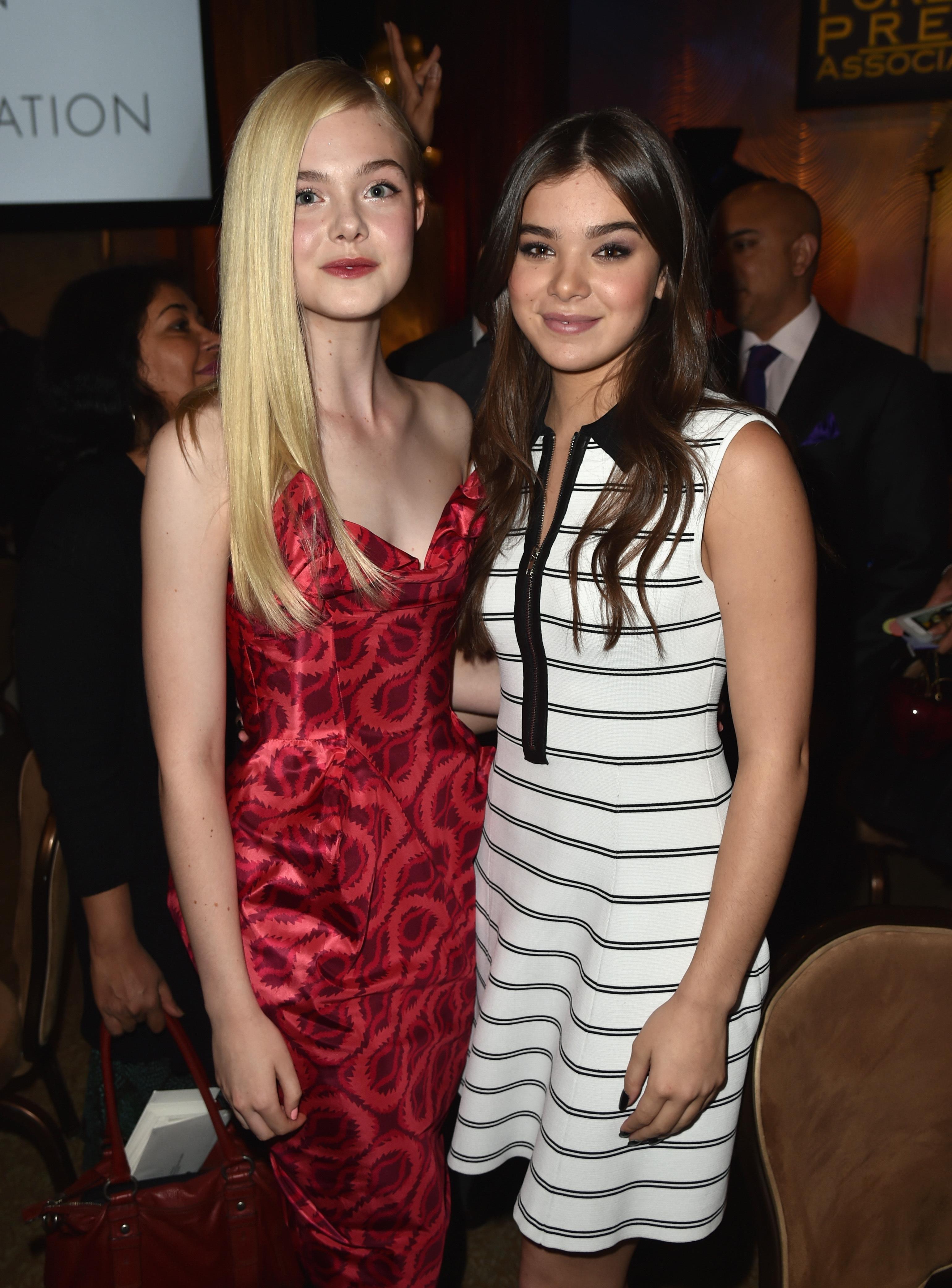Elle Fanning at Hollywood Foreign Press Associations Grants Banquet on August 14, 2014