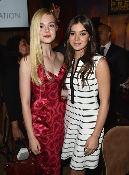 Elle Fanning at Hollywood Foreign Press Associations Grants Banquet on August 14, 2014