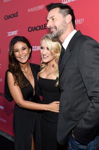 Emmanuelle Chriqui Crackle Original Series Cleaners and Sequestered Summer premiere celebration August 14, 2014