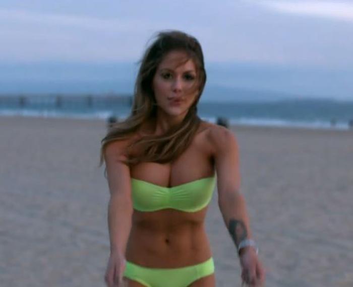 Brittney Palmer in a bikini