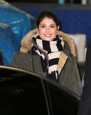 Gemma Arterton - Arrives at the ITV Studios in Waterloo, London (06.02.2013) 