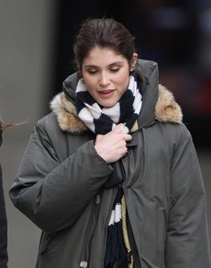 Gemma Arterton - Arrives at the ITV Studios in Waterloo, London (06.02.2013) 