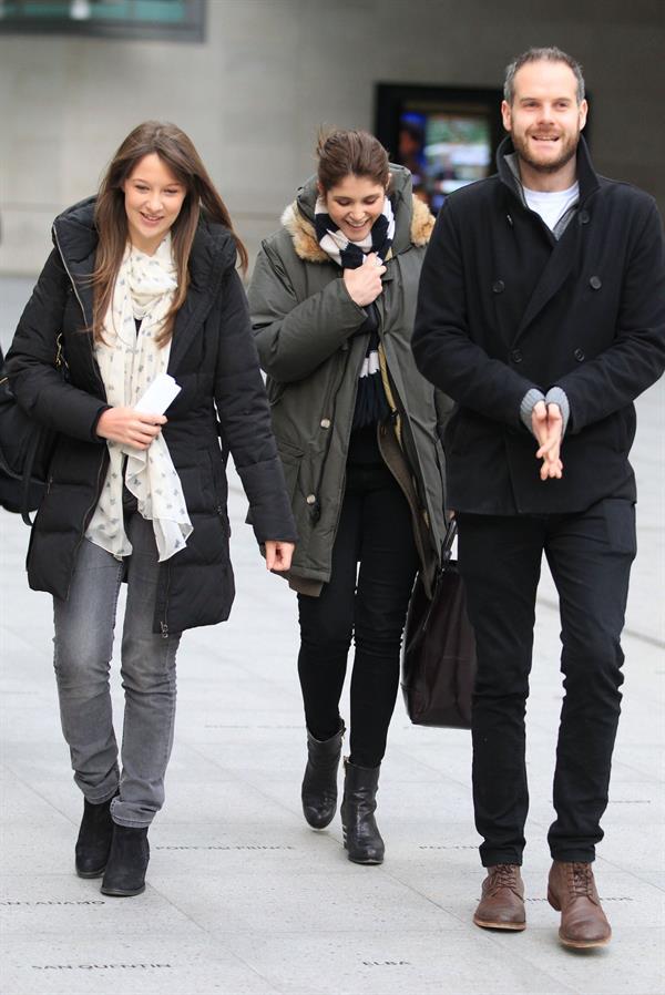 Gemma Arterton - Arrives at the ITV Studios in Waterloo, London (06.02.2013) 