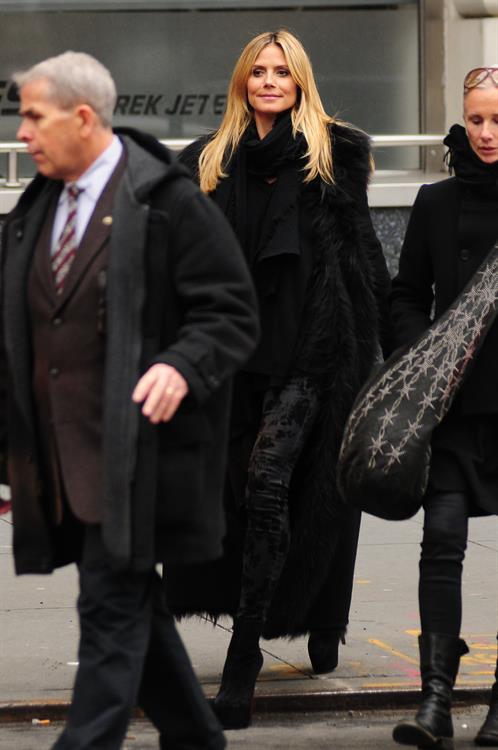 Heidi Klum at the filming of 'Germany's Net Top Model' in New York City 06.02.13