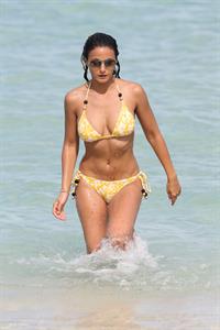 Emmanuelle Chriqui Bikini candids in Miami, 29 Aug 2013 