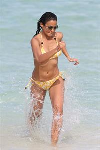 Emmanuelle Chriqui Bikini candids in Miami, 29 Aug 2013 