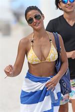 Emmanuelle Chriqui Bikini candids in Miami, 29 Aug 2013 