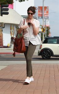 Gemma Arterton enjoys a stroll in Los Angeles on March 30, 2013