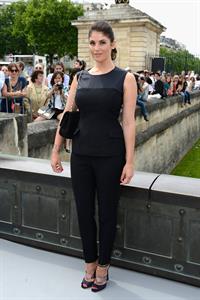 Gemma Arterton attending Christian Dior show during Paris Haute Couture Fashion Week - July 1, 2013 
