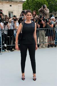 Gemma Arterton attending Christian Dior show during Paris Haute Couture Fashion Week - July 1, 2013 
