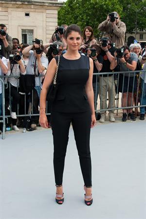 Gemma Arterton attending Christian Dior show during Paris Haute Couture Fashion Week - July 1, 2013 