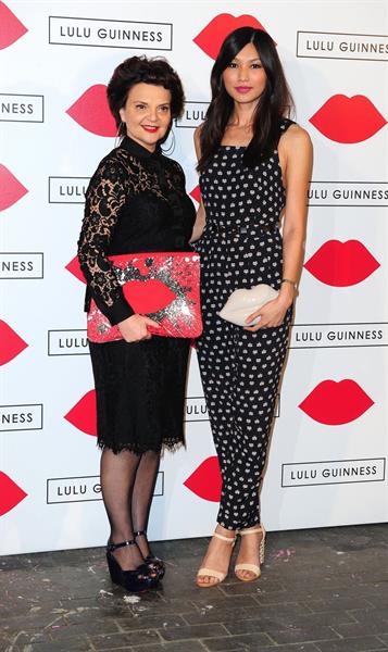 Gemma Chan Lulu Guinness: Paint Project Party in London, July 11, 2013 