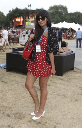 Jameela Jamil Barclaycard British Summer Time Concert in London, Jul. 14, 2013 
