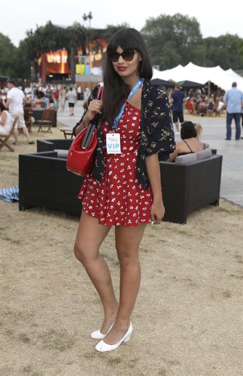 Jameela Jamil Barclaycard British Summer Time Concert in London, Jul. 14, 2013 