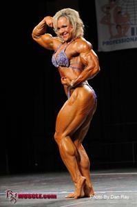 Lisa Aukland in a bikini