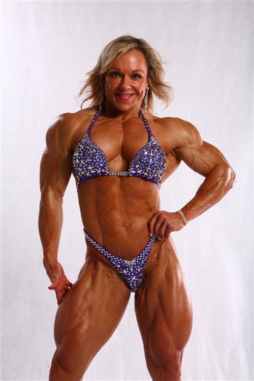 Lisa Aukland in a bikini