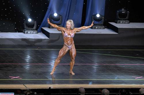 Lisa Aukland in a bikini