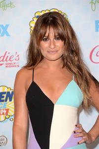 Lea Michele attending the 2014 Teen Choice Awards in Los Angeles on August 10, 2014