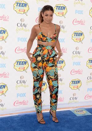 Jordin Sparks attending the 2014 Teen Choice Awards in Los Angeles on August 10, 2014