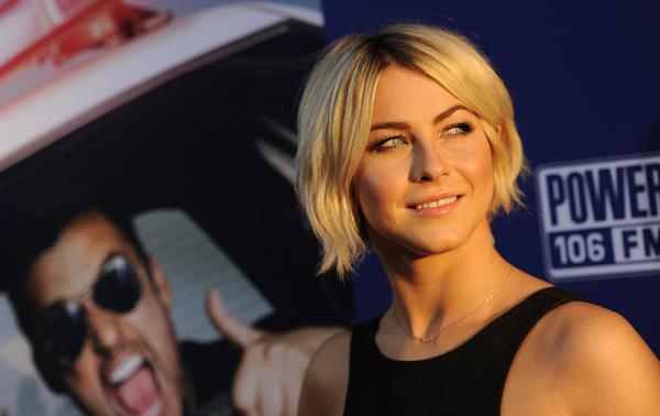 Julianne Hough attends the  Lets Be Cops  Los Angeles premiere on August 7, 2014
