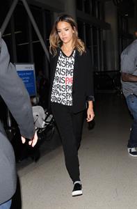 Jessica Alba Pictures Jessica Alba arriving at LAX August 05, 2014