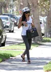 Naya Rivera on her way to a friends house in West Hollywood August 05, 2014