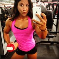 Chloe Sannito taking a selfie