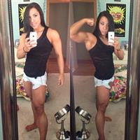 Chloe Sannito taking a selfie