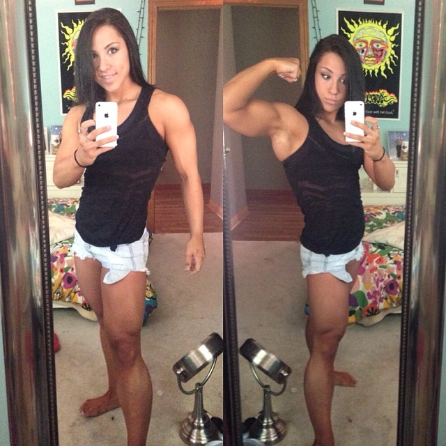 Chloe Sannito taking a selfie