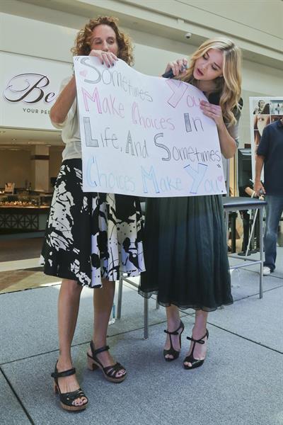 Chloe Grace Moretz attends a QA session Promoting  If I Stay in Seattle 