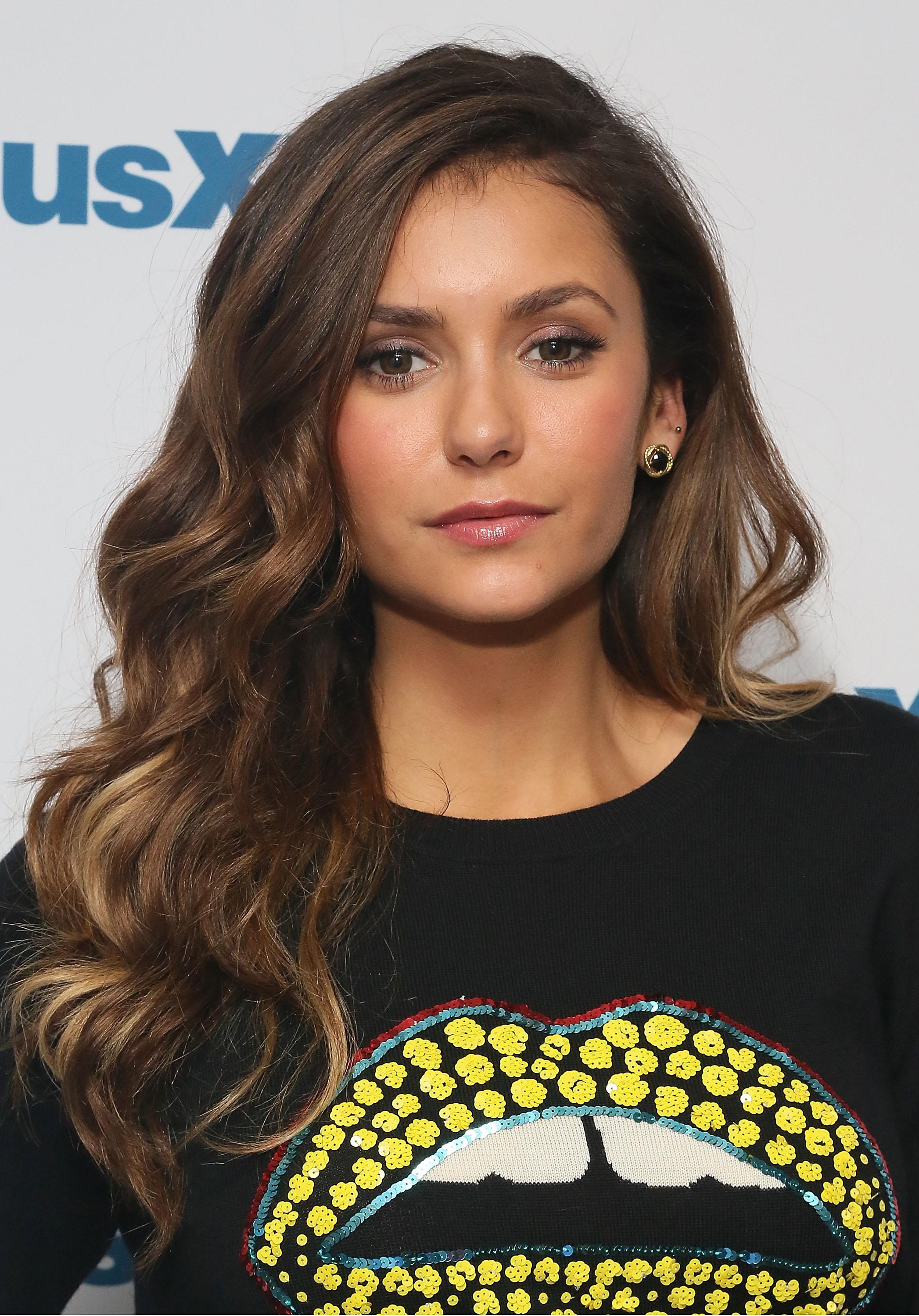 Nina Dobrev visits SiriusXM Studios in New York City on August 4, 2014