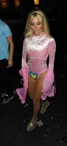 Pixie Lott leaving Freedom Bar in London, England on July 30, 2014