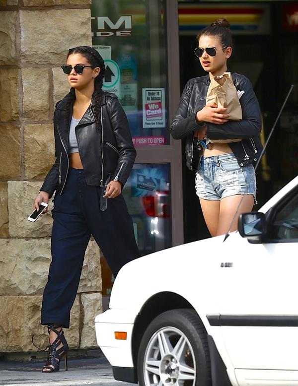 Selena Gomez leaving a convenience store in L.A.