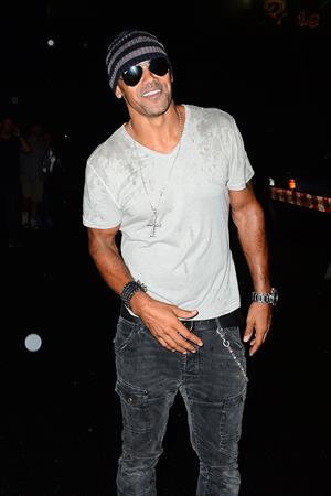 Shemar Moore shows off his six pack at The Beyonce Concert August 2, 2014