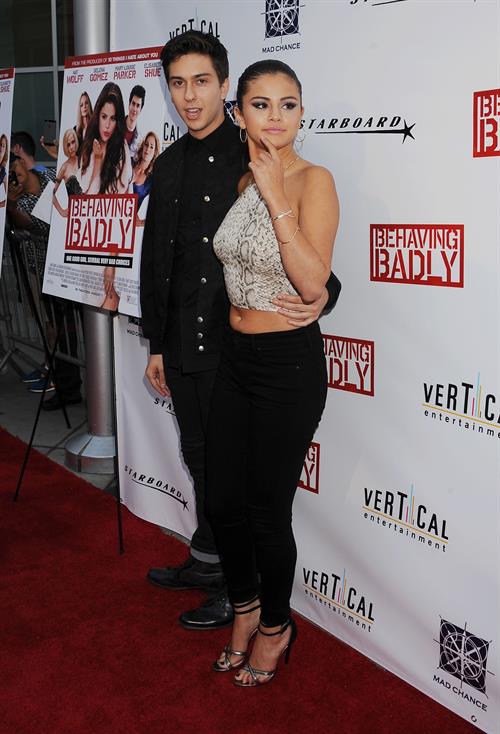 Selena Gomez at the Behaving Badly screening in L.A. July 29, 2014