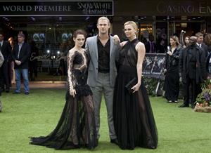 Charlize Theron and Kristen Stewart at the  Snow White And The Huntsman  World Premiere, May 14, 2012