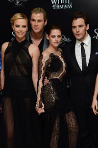 Charlize Theron and Kristen Stewart at the  Snow White And The Huntsman  World Premiere, May 14, 2012