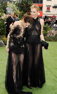 Charlize Theron and Kristen Stewart at the  Snow White And The Huntsman  World Premiere, May 14, 2012