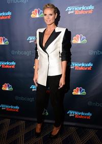 Heidi Klum attending America's Got Talent Season 8 at Radio City Music Hall in New York on August 7, 2013