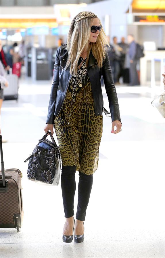 Heidi Klum Departs LA Airport in Los Angeles (May 22, 2013) 