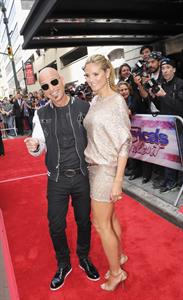 Heidi Klum at America's Got Talent Season 8 Meets The Judges Red Carpet Event in New York on April 9, 2013