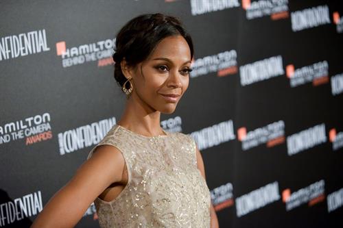 Zoe Saldana Hamilton Behind The Camera Awards - 7th Annual - Los Angeles, Nov. 10, 2013 