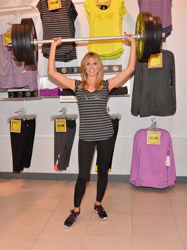 Heidi Klum Launch her new Collection 'Heidi Klum for New Balance' at Lady Foot Locker in Culver City 14.03.13 