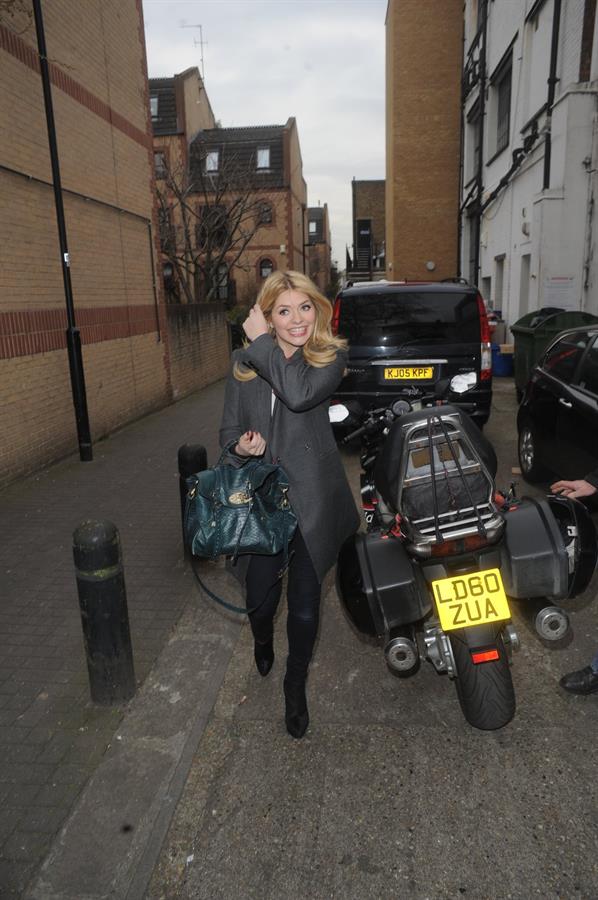 Holly Willoughby Riverside studios in London, March 6, 2013 