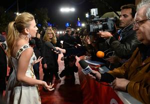 Scarlett Johansson premiere of 'Her' during the 8th Rome Film Festival November 10, 2013 
