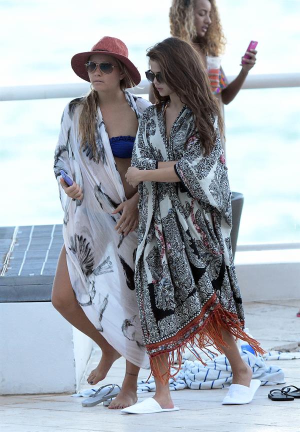 Selena Gomez Wearing a Bikini - Miami - October 28, 2013 