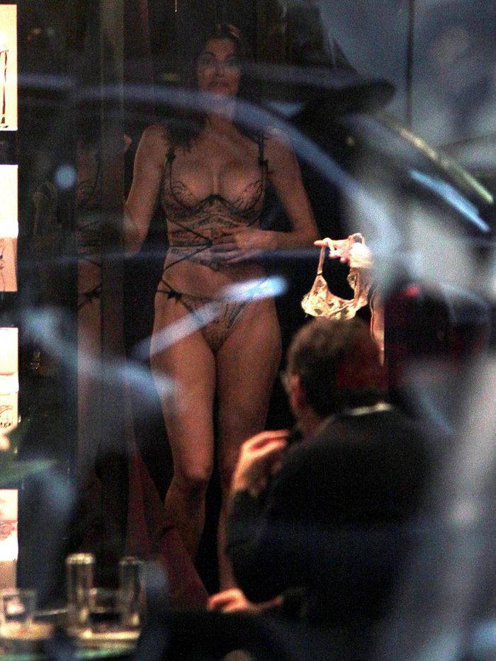 Stephanie Seymour – at a lingerie store in Italy 10/22/13  