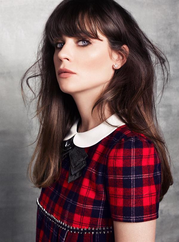 Zooey Deschanel – by Tesh for “Marie Claire” Sept 2013  